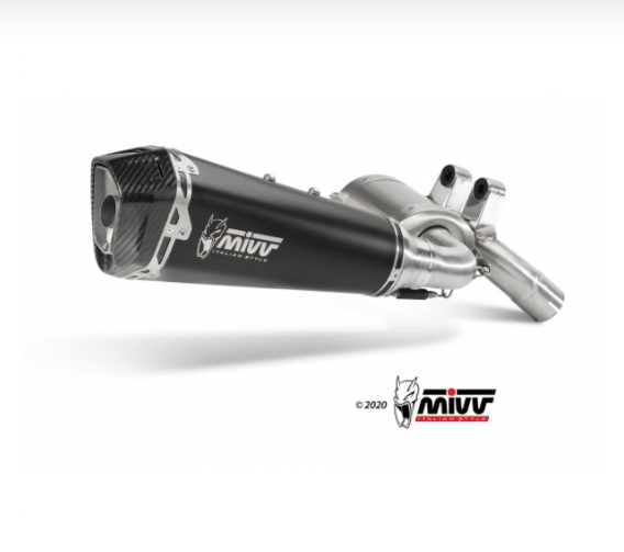 MIVV SLIP-ON DELTA RACE BLACK BMW F 900 R 2020-23