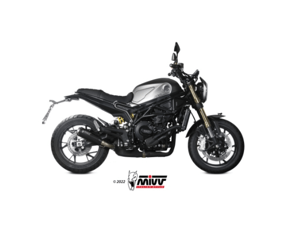 Mivv Slip-On X-M1 black Benelli Leoncino 800 2022-24 - Imagen 2