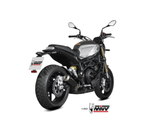 Mivv Slip-On X-M1 black Benelli Leoncino 800 2022-24 - Imagen 3
