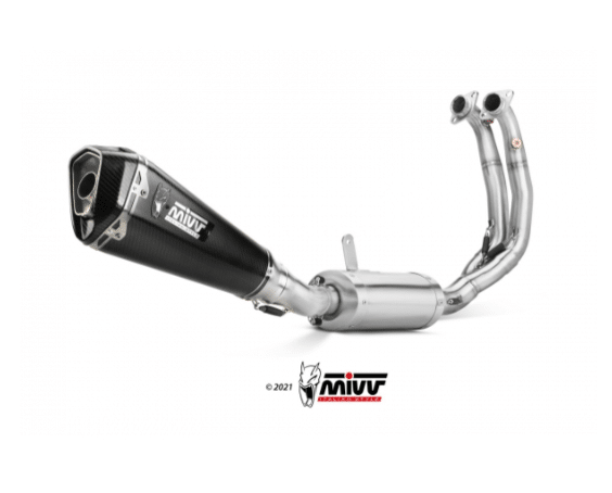 Mivv Full system 2x1 Delta Race carbono Aprilia RS 660 2020-24 / Tuono 660 2021-23 - Imagen 2