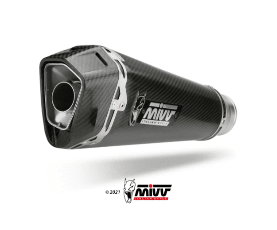 Mivv Full system 2x1 Delta Race carbono Aprilia RS 660 2020-24 / Tuono 660 2021-23 - Imagen 3