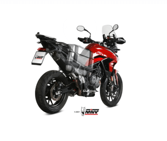 Mivv Slip-On Speed edge black Triumph Tiger 900 / GT / Pro / Rally 2021-24 - Imagen 2