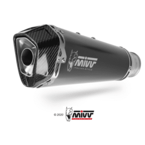 Mivv Slip-On Delta Race black Triumph Street Triple R / S / RS 2017-23