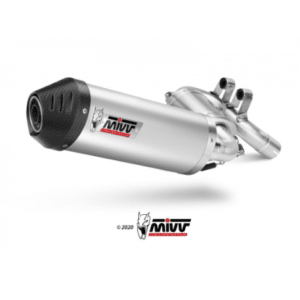 Mivv Slip-On Oval titan con tapa carbono BMW F 900 XR 2020-24