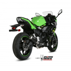 Mivv Full system 2x1 MK3 black Kawasaki Ninja 650 / Z650 2017-23