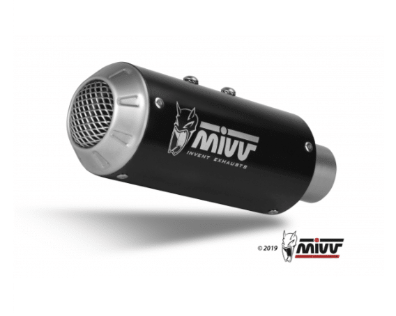 Mivv Full system 2x1 MK3 black Kawasaki Ninja 650 / Z650 2017-23 - Imagen 3