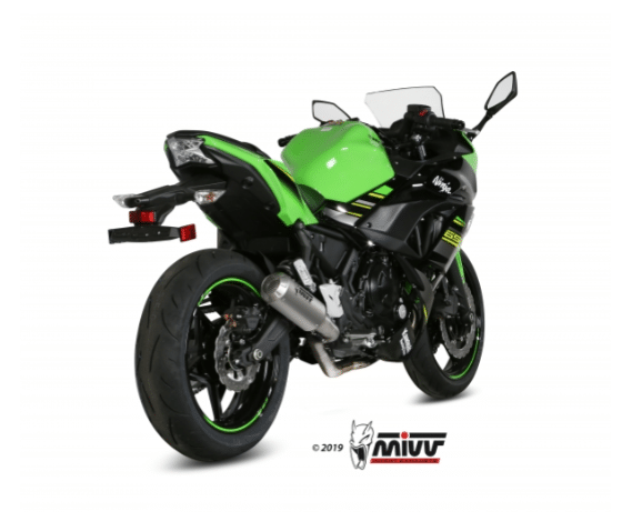 Mivv Full system 2x1 MK3 St. Steel Kawasaki Ninja 650 / Z650 2017-23