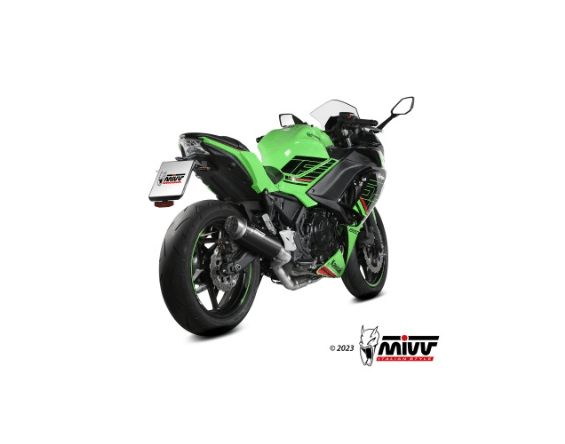 Mivv Full system 2x1 GP Pro black Kawasaki Ninja 650 / Z650 2024 (2 sondas lambda)