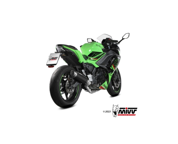Mivv Full system 2x1 GP Pro carbono Kawasaki Ninja 650 / Z650 2024 (2 sondas lambda)
