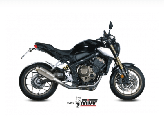 Mivv Full system 4x2x1 GP Pro titan Honda CB 650 R / CBR 650 R 2019-23 - Imagen 2