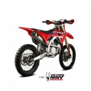 Mivv Slip-On Oval St. Steel Honda CRF 450 2021-24