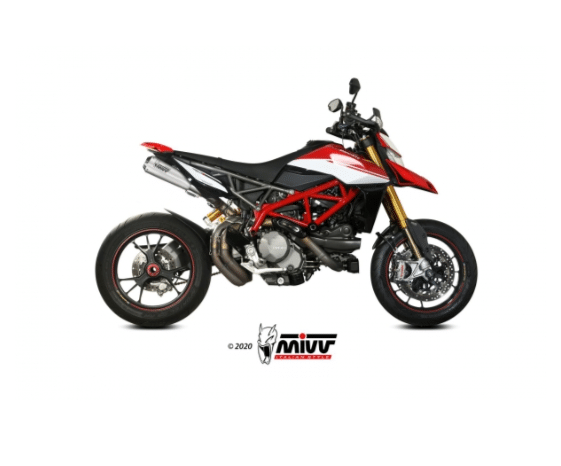 Mivv 2 Slip-On X-M1 titan Ducati Hypermotard 950 / SP / RVE 2019-23 - Imagen 2