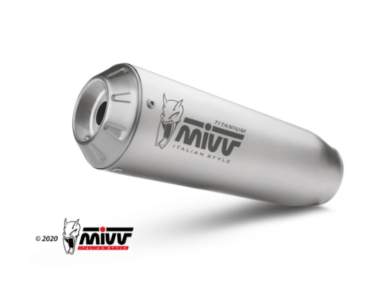 Mivv 2 Slip-On X-M1 titan Ducati Hypermotard 950 / SP / RVE 2019-23 - Imagen 3