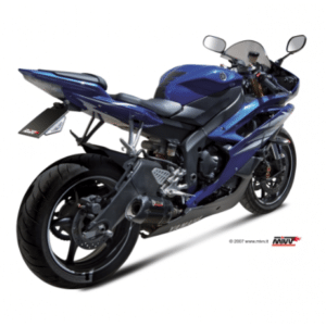 Mivv Slip-On Suono black con tapa carbono Yamaha YZF 600 R6 2006-16