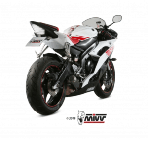 Mivv Slip-On Mk3 carbono Yamaha YZF 600 R6 2006-16