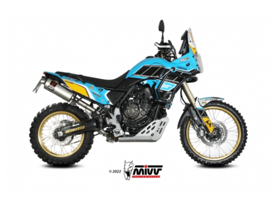 Mivv Slip-On Dakar St. Steel Yamaha Ténéré 700 2019-24 - Imagen 2