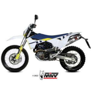 Mivv Slip-On Oval Titanium Husqvarna 701 Enduro / SuperMoto 2021-24